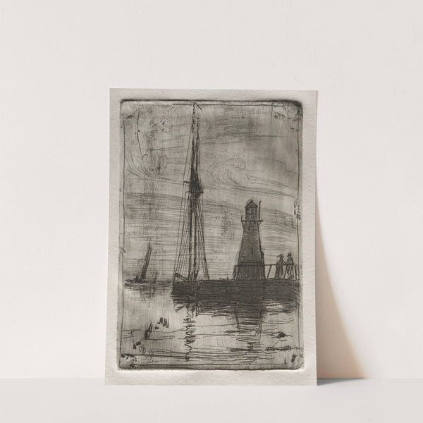 River Pier (1878) by Otto Henry Bacher