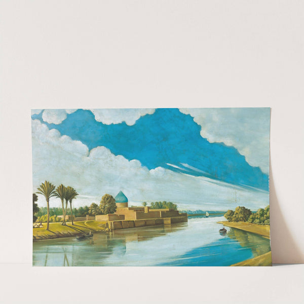 River Scene on the Banks of the Tigris by Abdul Qadir Al-Rassam