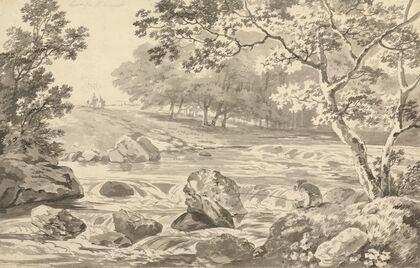 River with Angler