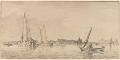 River with Town (1775)