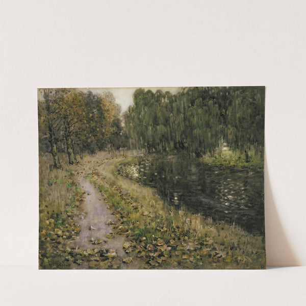 Riverside, autumn (circa 1930) by Margaret Stoddart