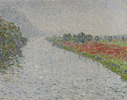 Riverside landscape(Ruhr near Hohensyburg)