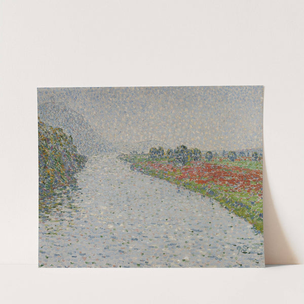 Riverside landscape(Ruhr near Hohensyburg) (circa 1902) by Christian Rohlfs