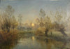 Rivière au soleil couchant