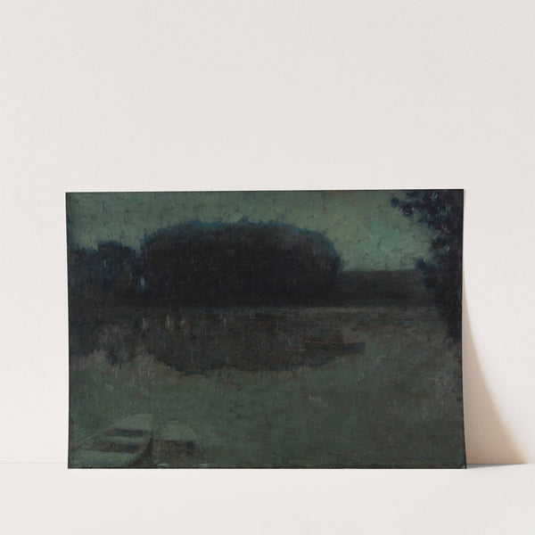 Rivière bleue, Montreuil-Bellay by Henri Le Sidaner