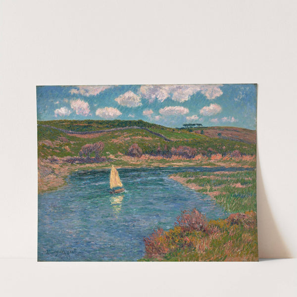 Rivière de Pont Aven, Finistère by Henry Moret