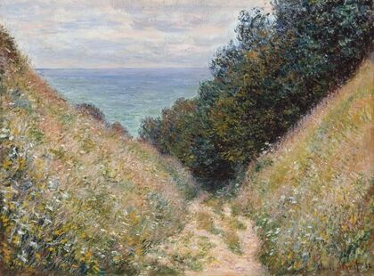 Road at La Cavée, Pourville — size preview