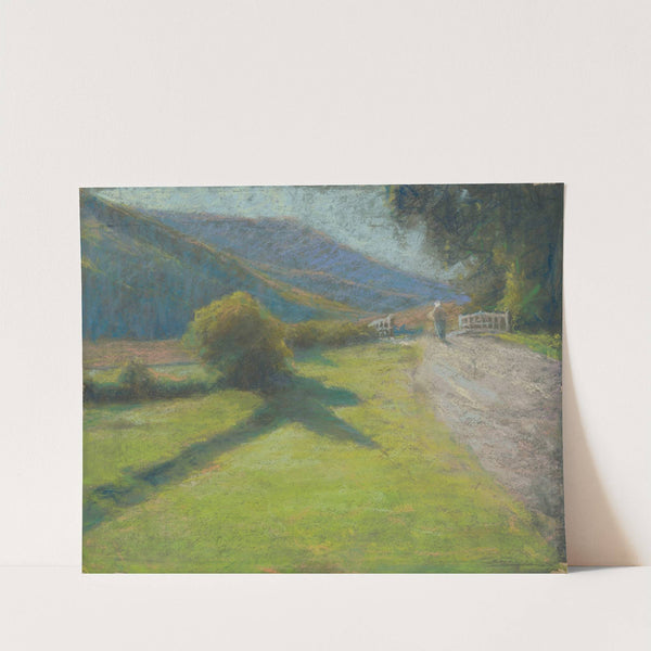 Road at the edge of the forest (1921) by Ľudovít Čordák