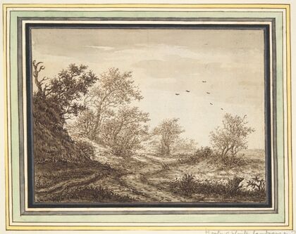 Road Bordered with Trees