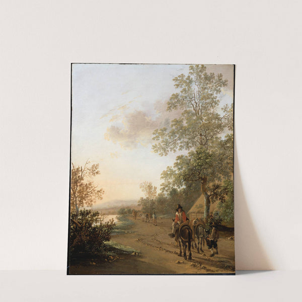 Road by the Edge of a Lake by Jan Both