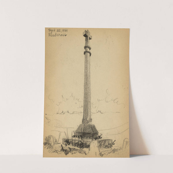 Road cross by Victor Alfred Lundy