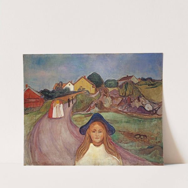 Road In Aasgaardstrand (1901) by Edvard Munch