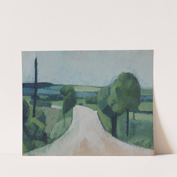 Road near Fåborg on Funen by Harald Giersing