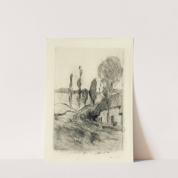 Road near Honfleur (ca. 1883-1884) by John Henry Twachtman