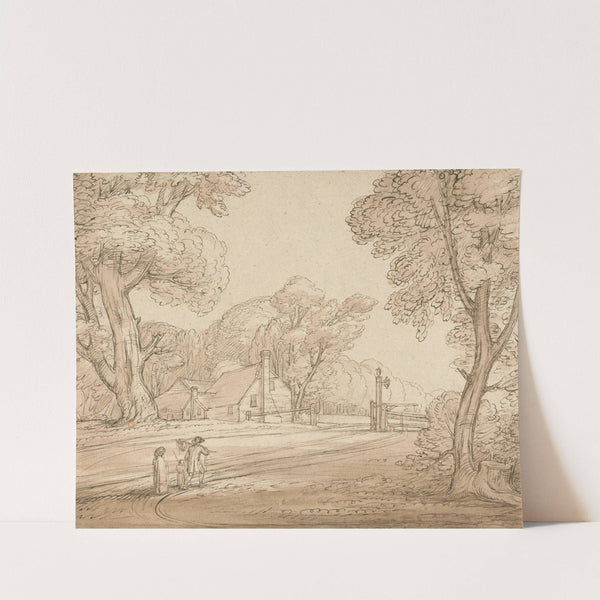 Road Scene in Windsor Forest by Benjamin West