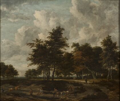 Road through a Grove