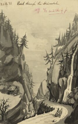 Road through the Drivsdalen