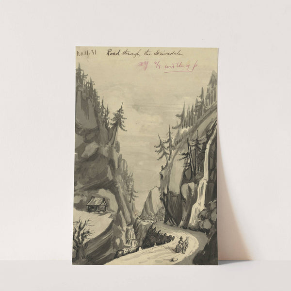 Road through the Drivsdalen by Bayard Taylor