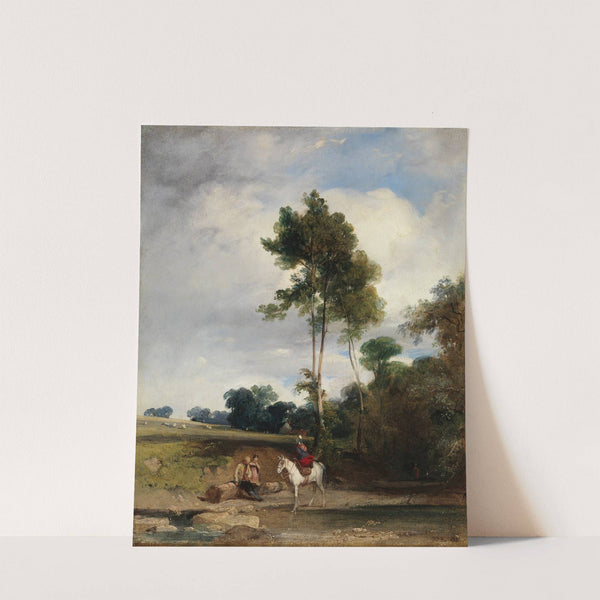 Roadside Halt by Richard Parkes Bonington