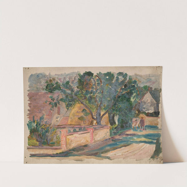 Roadside house by Tadeusz Makowski