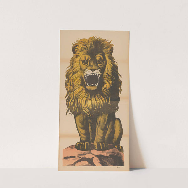 Roaring lion by René Ackermann