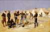 Roasting the Christmas Beef in a Cavalry Camp (ca. 1892)