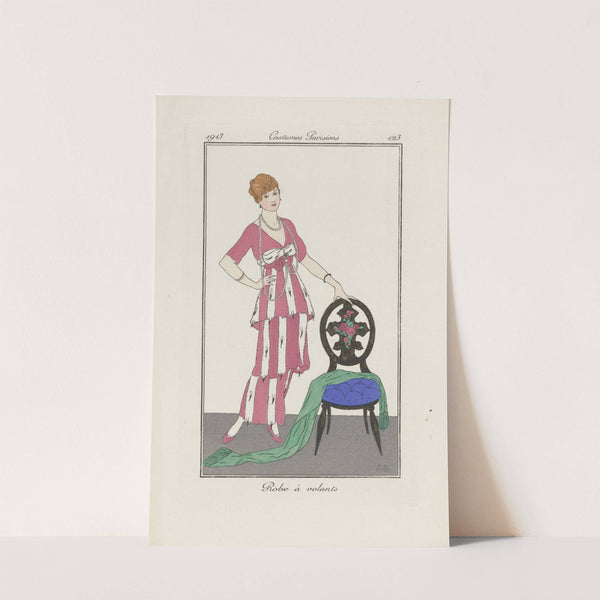 Robe à volants (1913) by Jan van Brock