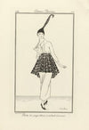 Robe de serge bleu (1914)