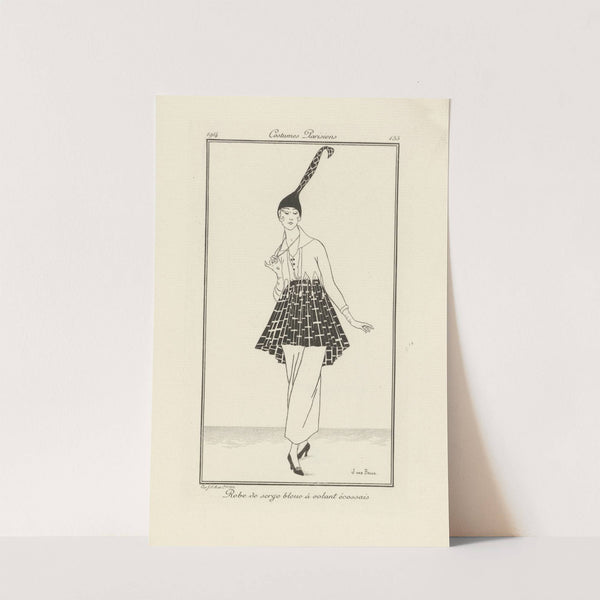 Robe de serge bleu (1914) by Jan van Brock