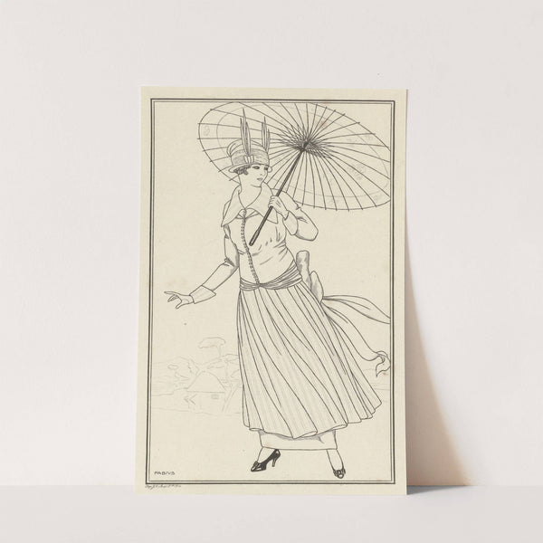 Robe de taffetas (1914) by Fabius