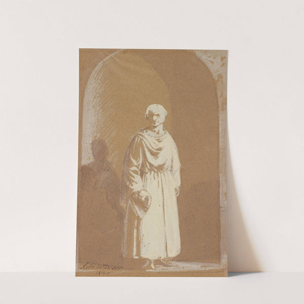 Robed Man in an Archway by Robert Walter Weir
