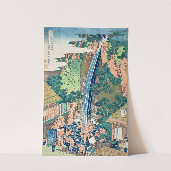 Rōben Falls at Mt. Ōyama, Sagami Province by Katsushika Hokusai