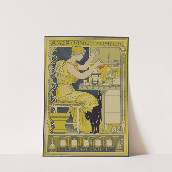 Robert B. Goldschmidt – amor vincit omnia (1895) by Adolphe Crespin