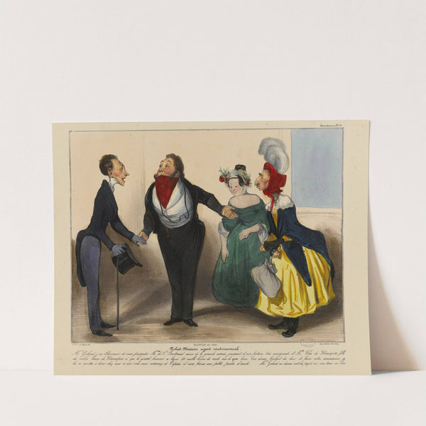 Robert Macaire agent matrimonial (1836-1838) by Honoré Daumier