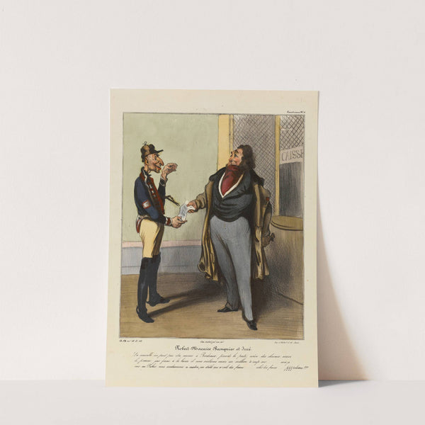 Robert Macaire banquier et juré (1836-1838) by Honoré Daumier