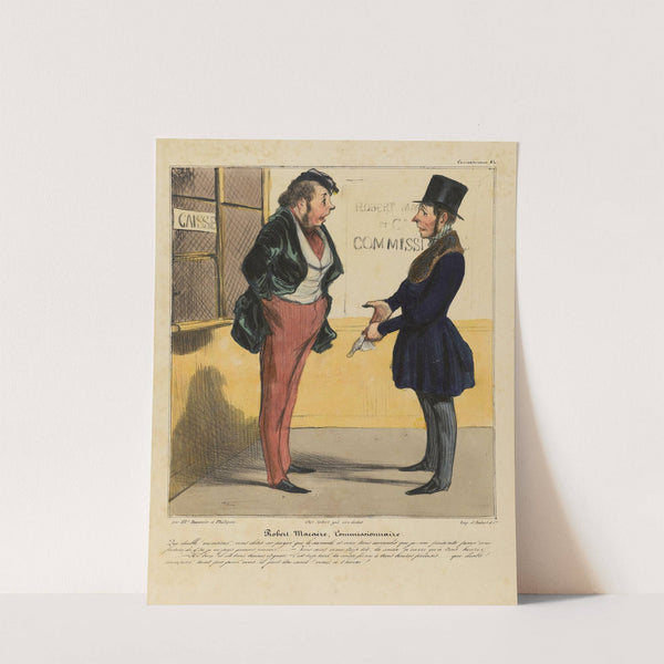 Robert Macaire, commissionnaire (1836-1838) by Honoré Daumier