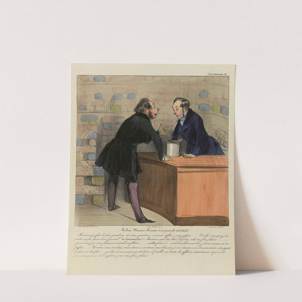 Robert Macaire Directeur d’un journal industriel (1836-1838) by Honoré Daumier