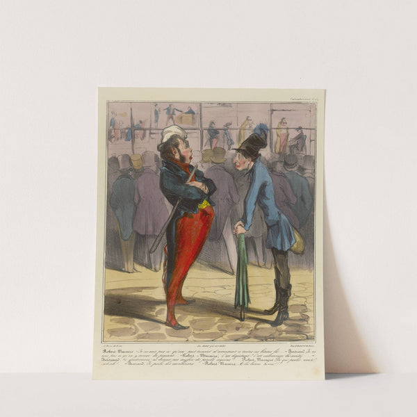 Robert Macaire. – Je ne sais pas ce qu’on peut trouver d’amusant à toutes ces bêtises-là (1836-1838) by Honoré Daumier