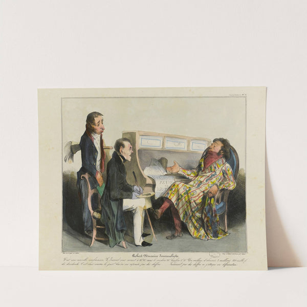 Robert Macaire journaliste. (1836-1838) by Honoré Daumier