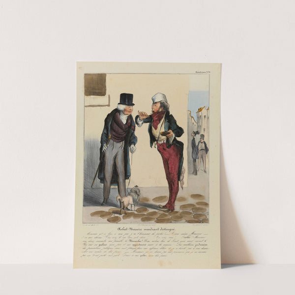 Robert Macaire mendiant distingué (1836-1838) by Honoré Daumier