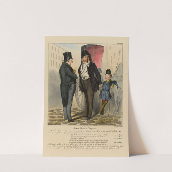Robert Macaire négociant (1836-1838) by Honoré Daumier