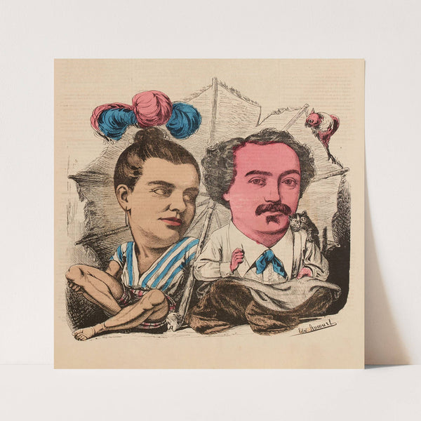 Robinson (Montaubry) et Vendredi (Galli Marie) by Edward Ancourt