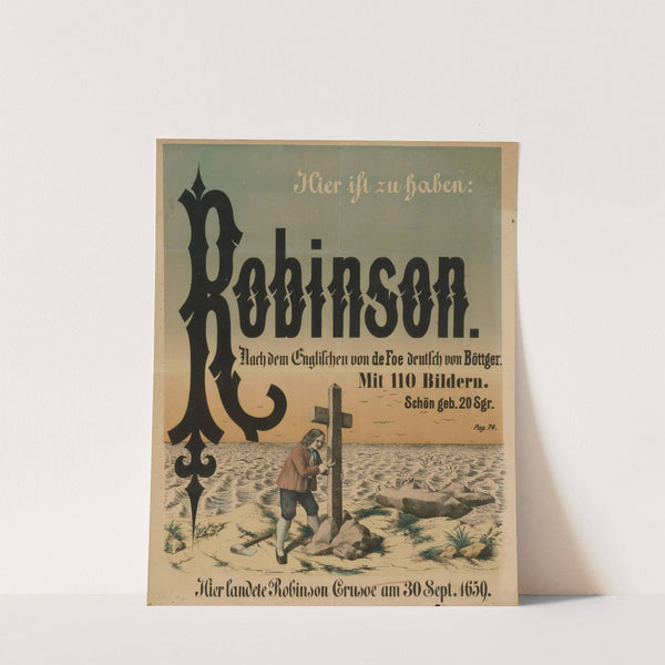 Robinson. Nach dem Englischen von de Foe. Deutsch von Böttger (1850) by Franz Friedrich Adolph Krätzschmer