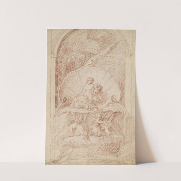 Rocaille Fountain with Venus, Amorini and Swans by Edmé Bouchardon