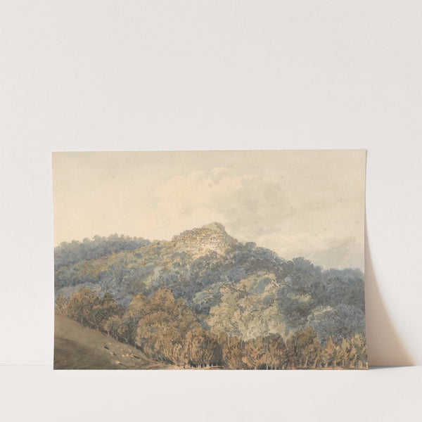 Rocca del Papa, with Monte Cavo by Thomas Girtin