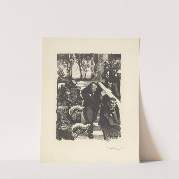 Rochefort se meurt! Rochefort est mort! (1898) by Théophile Alexandre Steinlen