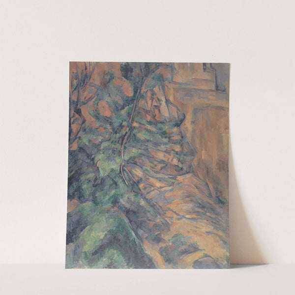 Rochers et branches à Bibémus (1895-1904) by Paul Cézanne