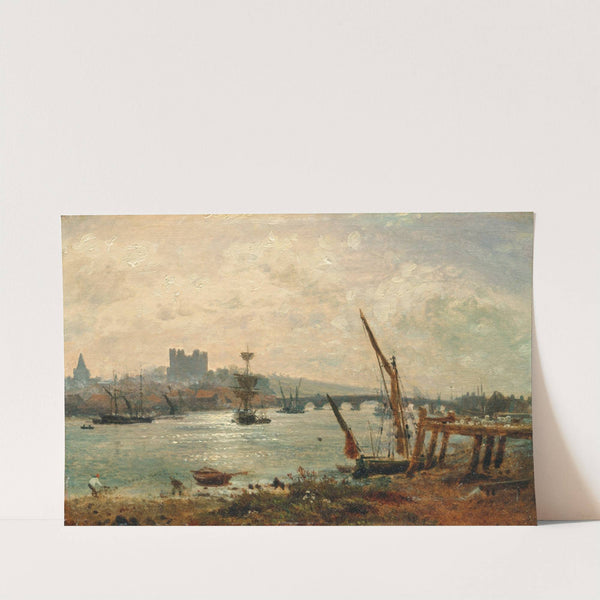 Rochester Cathedral and Castle by Frederick Nash