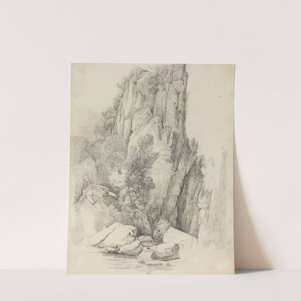 Rock Cliffs above a Stream by Johann Christoph Erhard