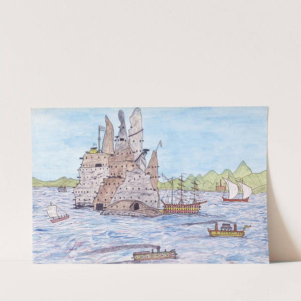 Rock of Gibraltar (ca. 1880) by Lawrence W. Ladd